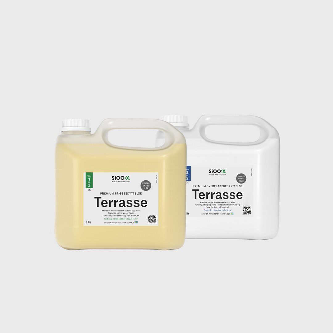 Premium Træ- og Overfladebeskyttelse Terrasse Trin 1 &amp; 2